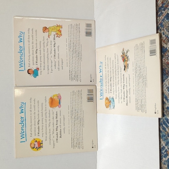 I Wonder Why Paperback Book Set of 3 Books Non Fiction - Used - Picture 5 of 8